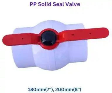 PP Solid Seal Valve 180mm